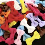 【送料無料】リボン ハンドメイド 手芸 羊毛フェルト モチーフ デコパーツ つまみ細工 リメイク レジン ミニリボン