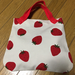 いちごの手提げバッグ❣️