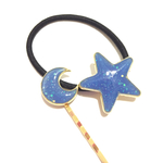 ジーンズカラー星と月 セット
