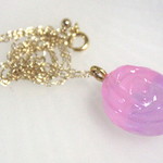 Candyネックレス:)　ピーチグレープ