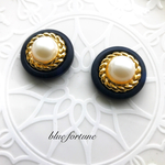 large antique botãoピアス