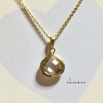 ✨glassシャネルストーンのネックレス