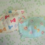 ６層構造　両面使える立体マスク　子ども用　２枚セット