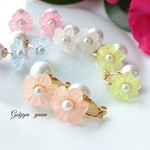 Sweet flowers🌿バックパールイヤリング