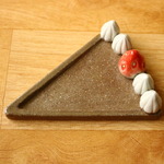ショートケーキ皿(チョコ)