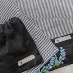 ★給食セット☆巾着＆ナフキン☆入学★迷彩★ブラック