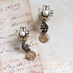ボタニカルフラワーピアス／イヤリング