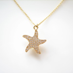 [andy]Micropavet Asteroid Charm Necklase