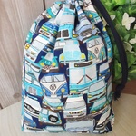 送料無料＊巾着袋(24cm×18cm)＊給食袋＊入園入学/通園通学【17-A】