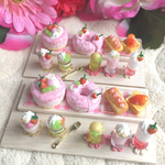 お得に♪♡ミニチュア♡イチゴスイーツ&ドリンクセット♡苺 ケーキ