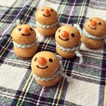 雪だるまパンのマグネット
