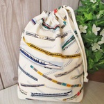 巾着袋(24cm×18cm)＊給食袋＊入園入学/通園通学【19-A】