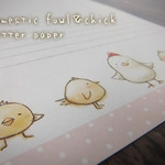 のほほんトリさん【レターペーパ―】