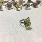 ドライフラワー リング レジン