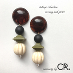 vintage pierce&earring #289