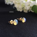   エチオピア産オパール ピアス   天然石      クリスマス