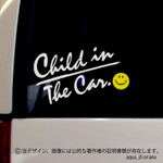 CHILD IN CAR:イタリックスマイリーデザイン/ツートン