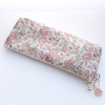 ★LIBERTY　Felicite　フェリシテ　あずきミルク　ちょっと大きめビニコのマチ付クリアポケットペンケース 