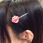 猫の肉球ピン☆レジン