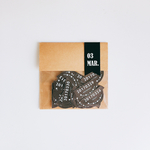 ●○SIMPLE!BLACK!MARU!FLAG!　日付シール*3月○●