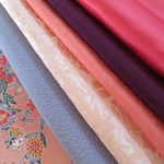 🐇正絹はぎれセット 京友禅  丹後ちりめん ６枚入り 和布 No.4 お細工もの用素材 silk100%