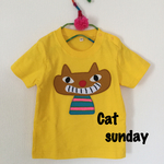 ★名入れ無料★90㎝  にんまり猫 Tシャツ