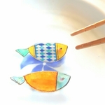 お魚とそれっぽい子のブローチ