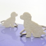 犬のブックマーク "トイプードル" 白登場。