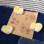 選べるお花の消しゴムはんこ🌻