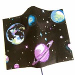 ≪再販≫宇宙柄のブックカバー(文庫本size)