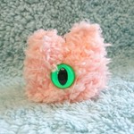 【オーダー品】単眼子猫又 ぬいぐるみストラップ