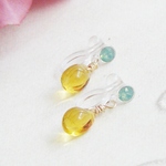 【￥300】たんぽぽ色♡樹脂ノンホールピアス