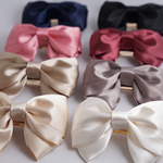 サテンリボンバレッタ＊８色＊卒業式＊入学式＊結婚式＊バレッタ＊リボン＊大人可愛い＊