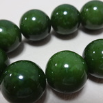 再販×3！アクリルビーズ（モスグリ―ン）16ｍｍ　Ｎo６
