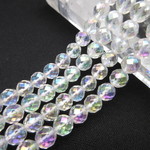 64面カット/コスモオーラ水晶/size(6㎜玉)/1set(10玉)/No.4080-w