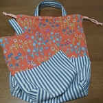 ☆オーダー☆お花畑の靴袋&お着替え袋