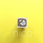  nico＊消しゴムはんこ＊ちびはんこ＊お月様と星②