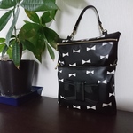 【richann様専用❤】おしりふき&おむつポーチ♡一体型（リボン&黒）