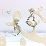 【SALE】オープンハートピアス《シルバー》
