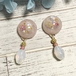 ドライフラワー＊サークルチェコピアス＊イヤリング