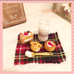ホイップクリームのおやつセット♡ミニチュア