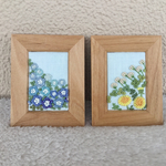 ご注文品 刺繍ミニ額ペア 常春
