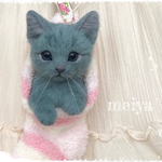  くつしたにゃんこ☆彡ロシアンブルー