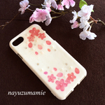 ＊桜レジン＊iPhone7ソフトケース【42】