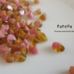 pink charamel キャンディ チェコビーズ 30個