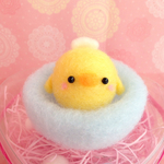 再販・お風呂ヒヨコくん・水色