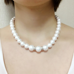 コットンパールネックレス