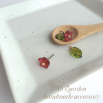 sale！＊小花と葉っぱ2wayピアス＊