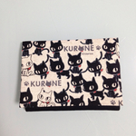 【再販×12】ポケットティッシュケース 黒猫ちゃん