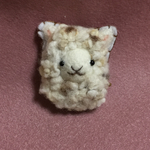 アルパカさんブローチ